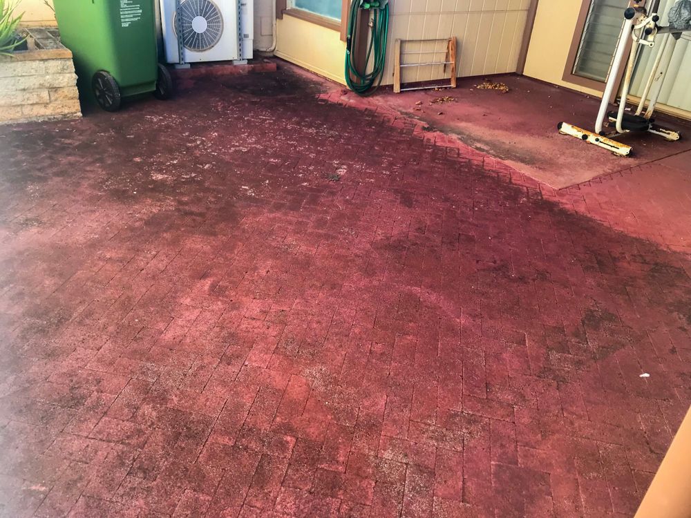 Before: exterior surface before professional cleaning by AAA Superior