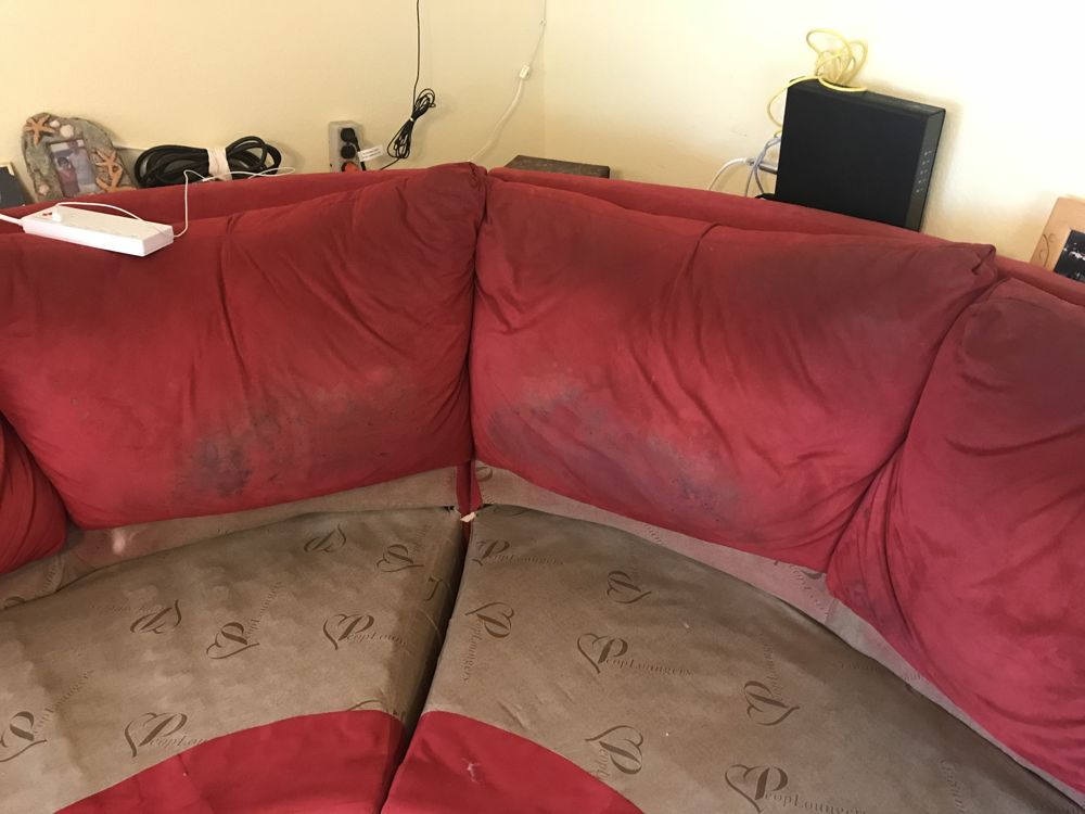 Cleaning in progress at an Oahu home