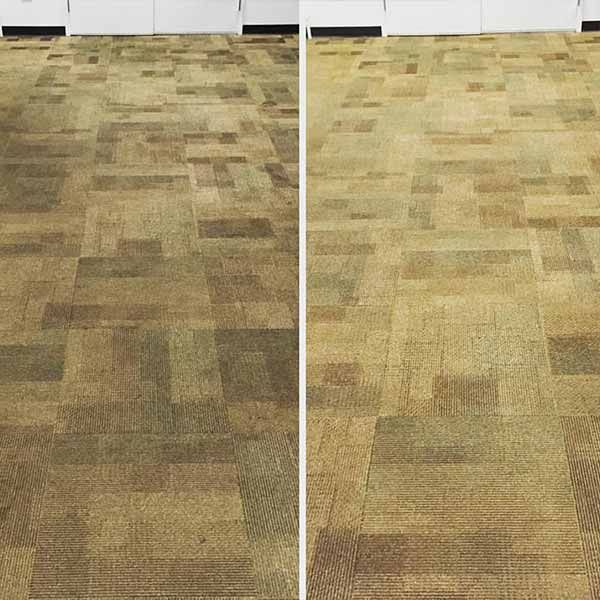 Before and After Commercial Carpet Cleaning